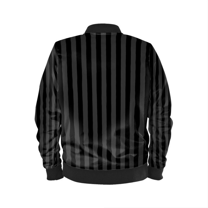 Haunted Stripes Ladies Bomber Jacket