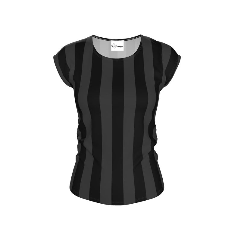 Haunted Stripes Ladies Loose Fit T-Shirt