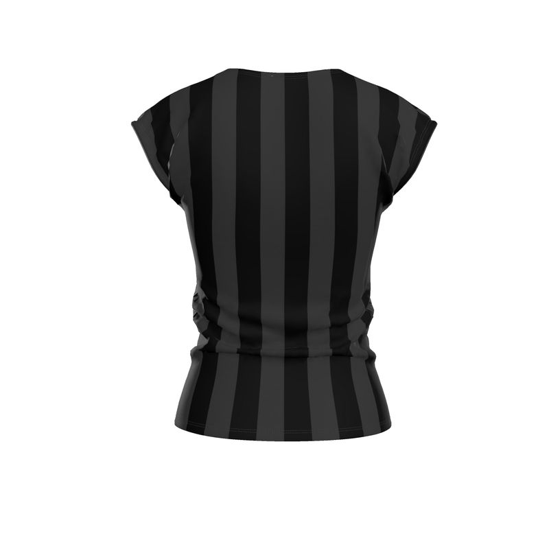 Haunted Stripes Ladies Loose Fit T-Shirt
