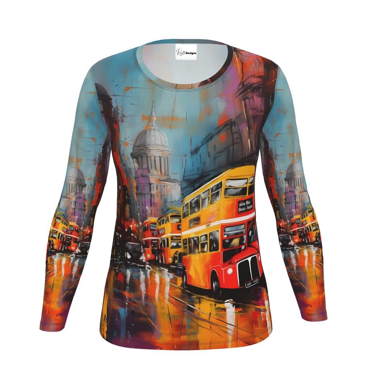 Rainy Day in London Womens Long Sleeve T-Shirt