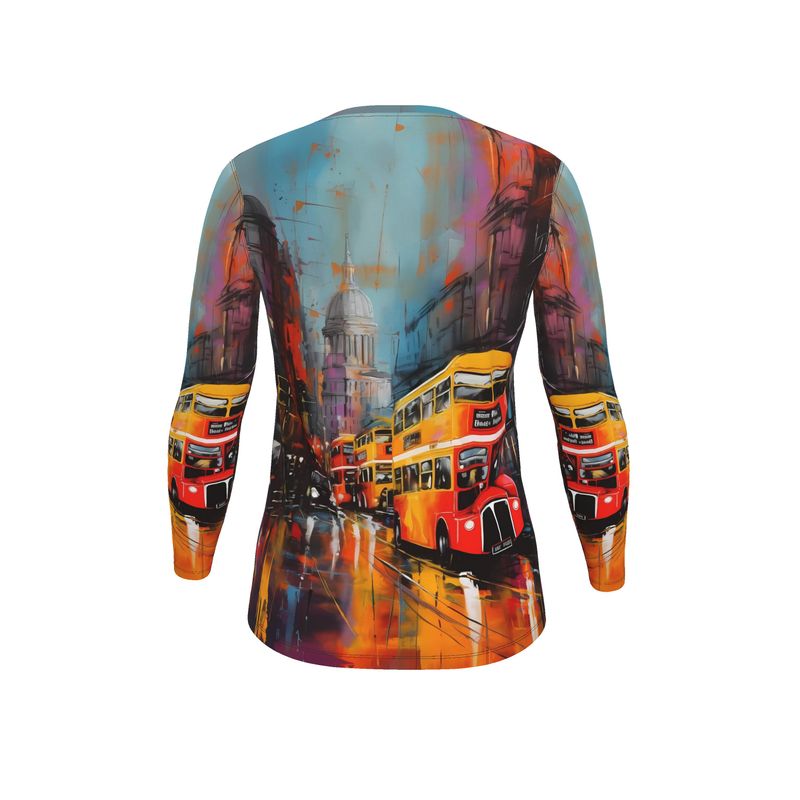 Rainy Day in London Womens Long Sleeve T-Shirt