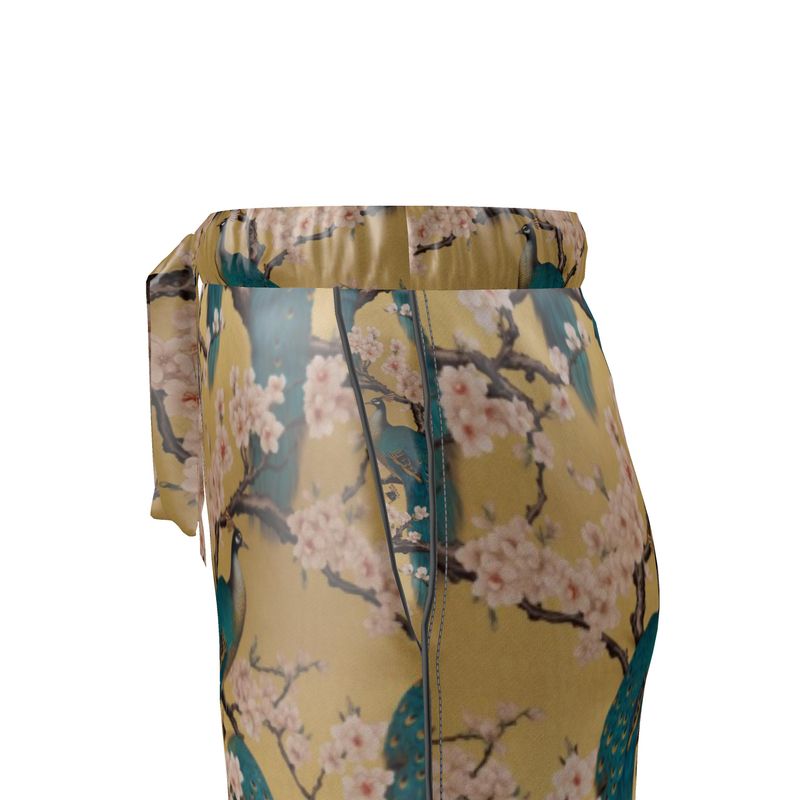 Teal Peacock Serenade Womens Luxury Pyjama Trousers