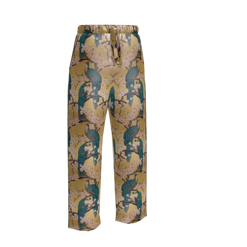 Teal Peacock Serenade Womens Luxury Pyjama Trousers