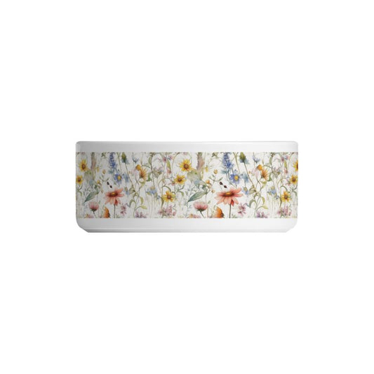 Watercolour Meadow Flowers Ceramic Bowls