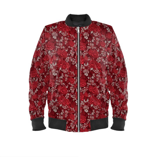 Weird Woodland Selfie Ladies Bomber Jacket