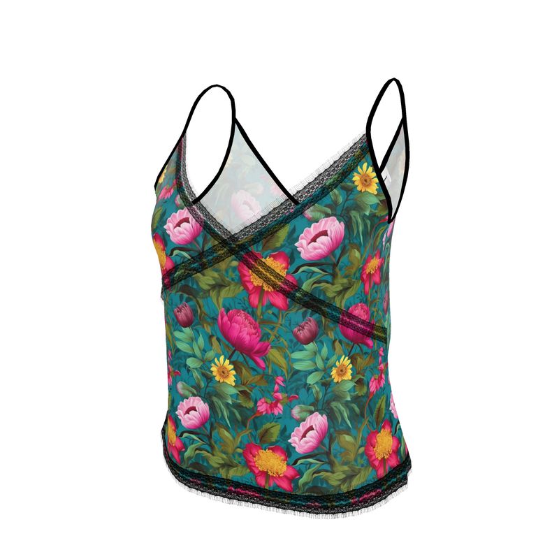 Vibrant Bloomscape Camisole