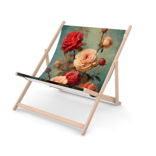 Vintage Rose Reverie Double Deckchair