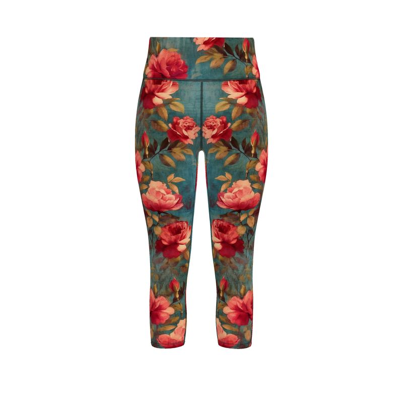 Rose Garden Reverie Sports Leggings