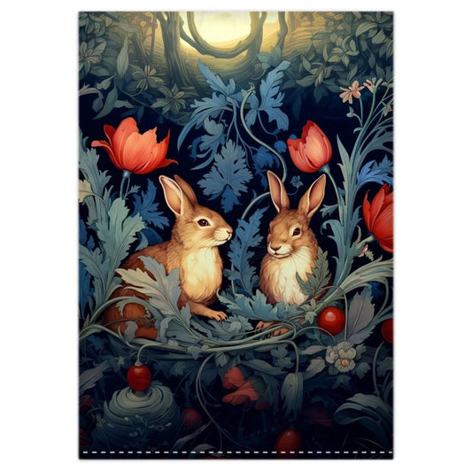 Moonlit Rabbit Haven Duvet Covers