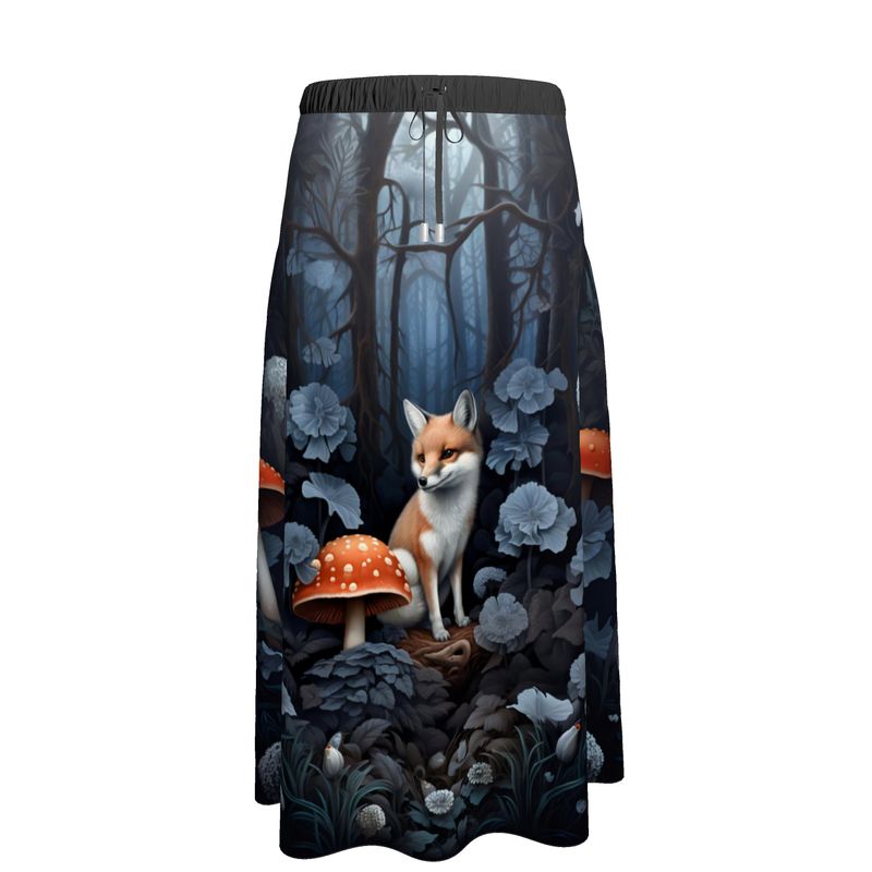 Night Fox Maxi/Midi/Short Skirt