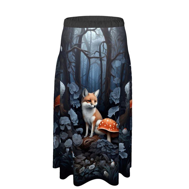 Night Fox Maxi/Midi/Short Skirt