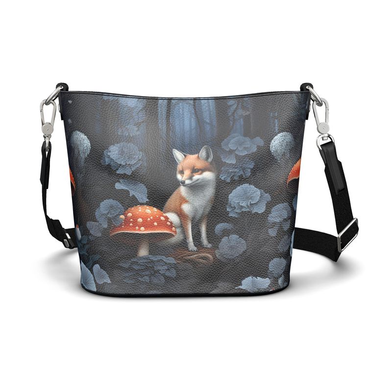 Night Fox Penzance Large Leather Bucket Tote