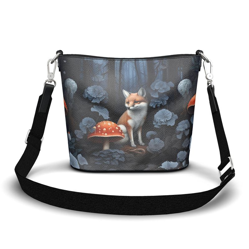 Night Fox Penzance Large Leather Bucket Tote