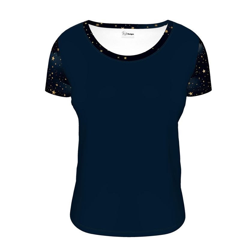 Tranquil Night Ladies Scoop Neck T-Shirt