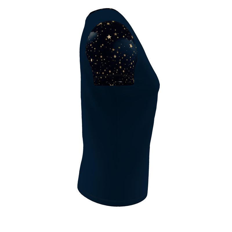 Tranquil Night Ladies Scoop Neck T-Shirt
