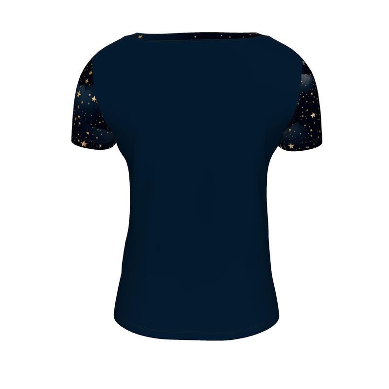 Tranquil Night Ladies Scoop Neck T-Shirt