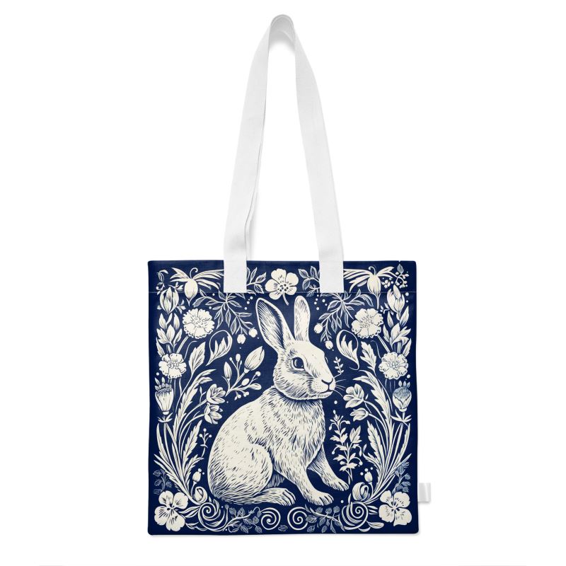 Bunny Squirrel Tote Bag