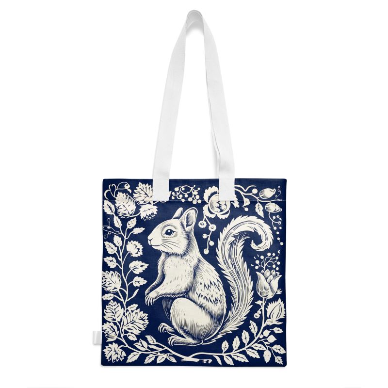 Bunny Squirrel Tote Bag