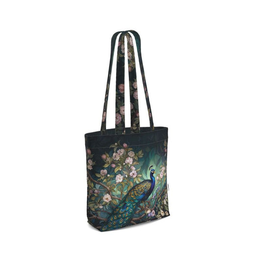 Serene Peacock Blossoms Everyday Tote Bag