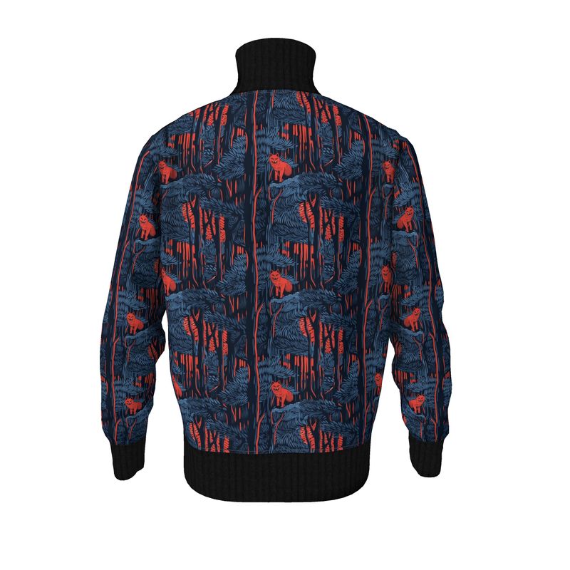 Midnight Fox Song Mens Tracksuit Jacket