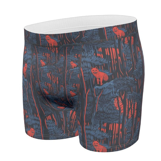 Midnight Fox Song Men's Boxer Briefs