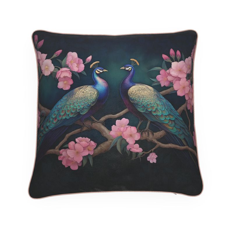 Peacock Tryst Cushions