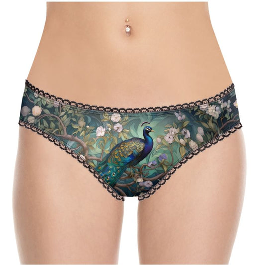 Serene Peacock Blossoms Knickers