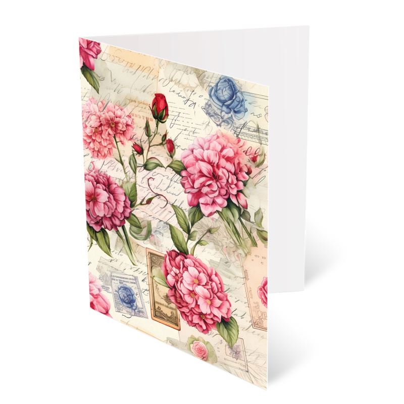 Love Letters Ephemera A6 Greetings Card Packs