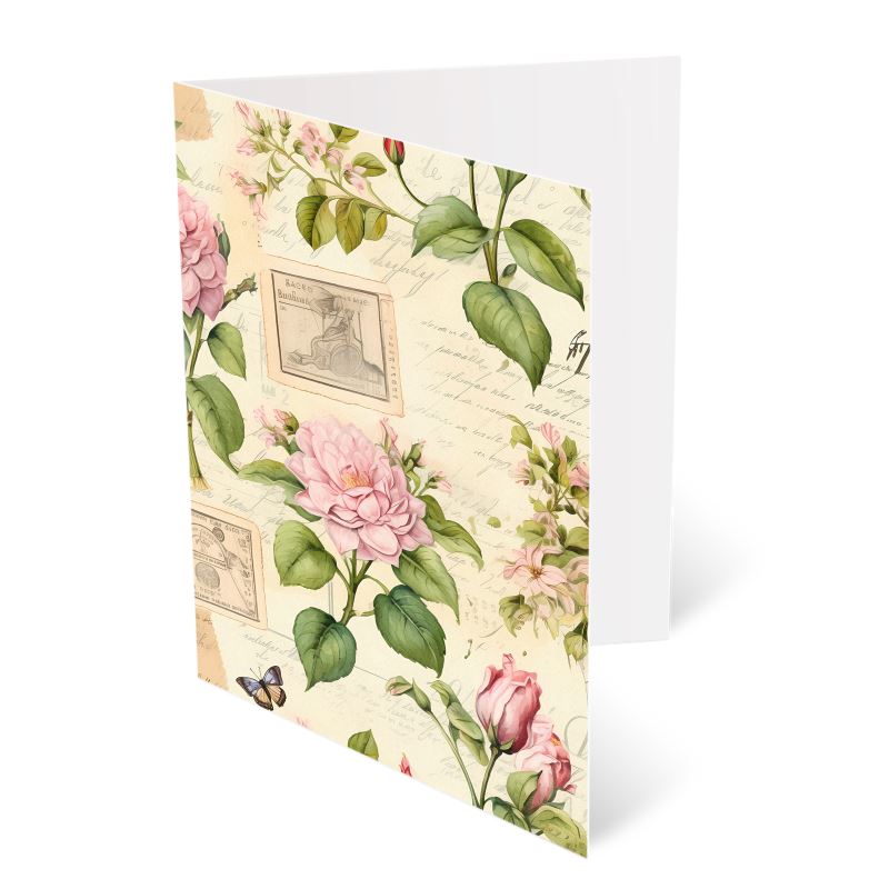 Love Letters Ephemera A6 Greetings Card Packs