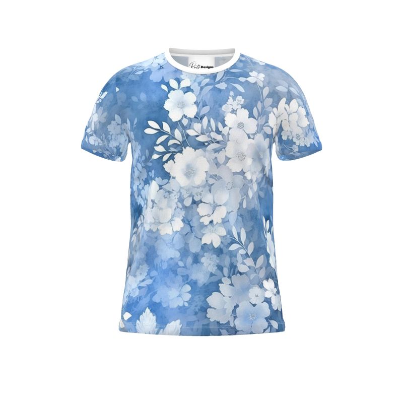 Serene Layers Floral All Over Print T-Shirt