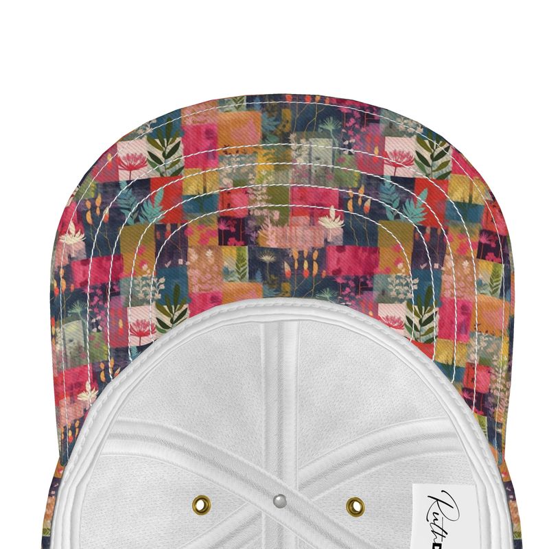 Pink Patchwork Baseball Hat