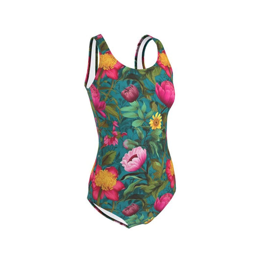 Vibrant Bloomscape Swimsuit