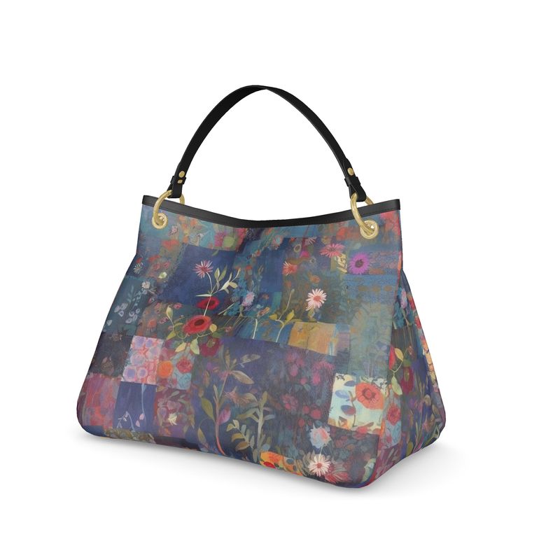 Denim Patchwork Talbot Slouch Bag