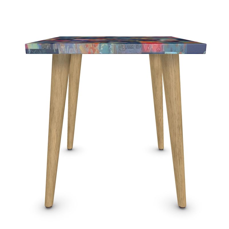 Denim Patchwork Side Table