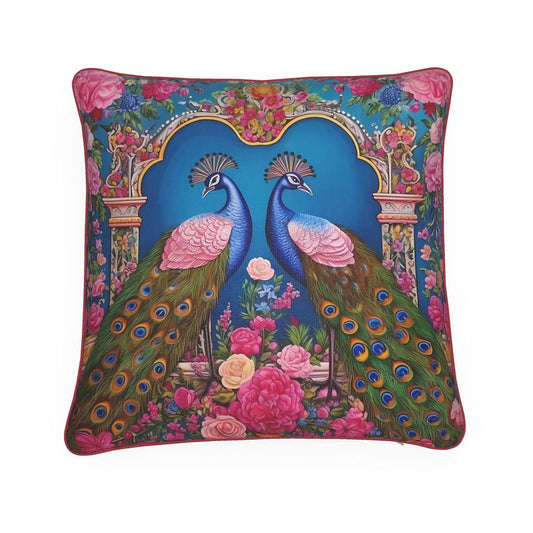 Peacocks and Blossoms Cushions