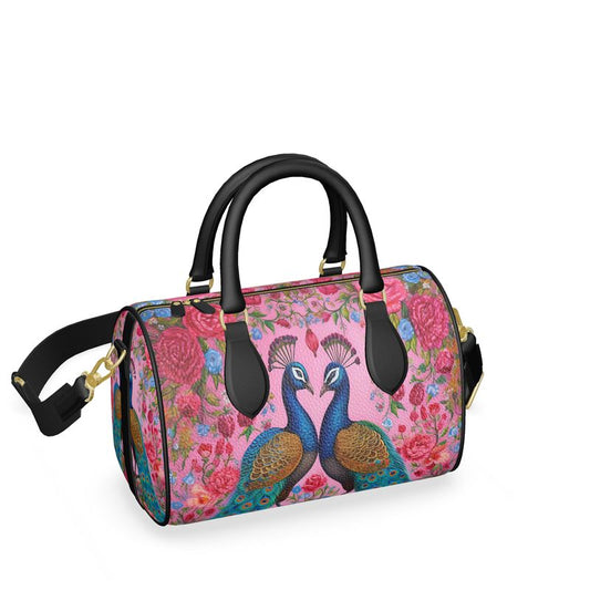 Peacocks and Posies Mini Denbigh Duffle Bag