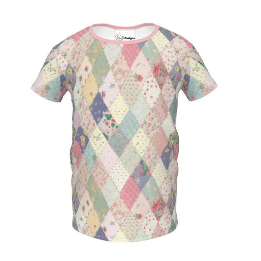 Harlequin Patchwork Girls Premium T-Shirt