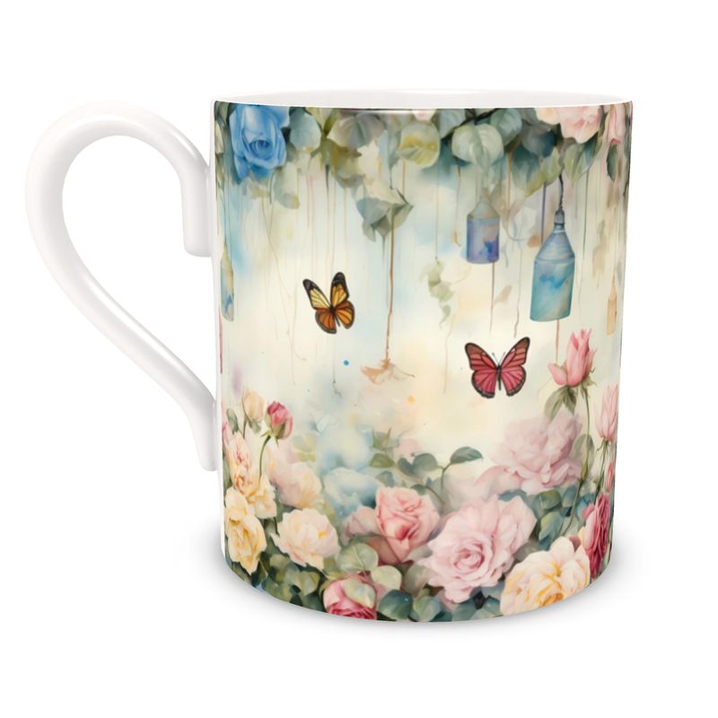 Shabby Chic Garden Bone China Mug