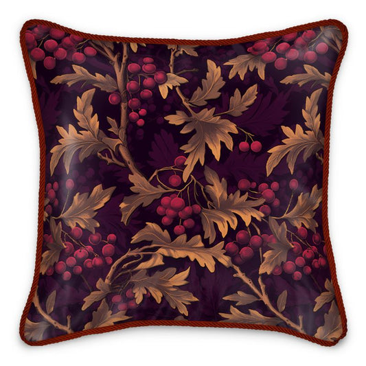 Autumn's Bounty Silk Cushions