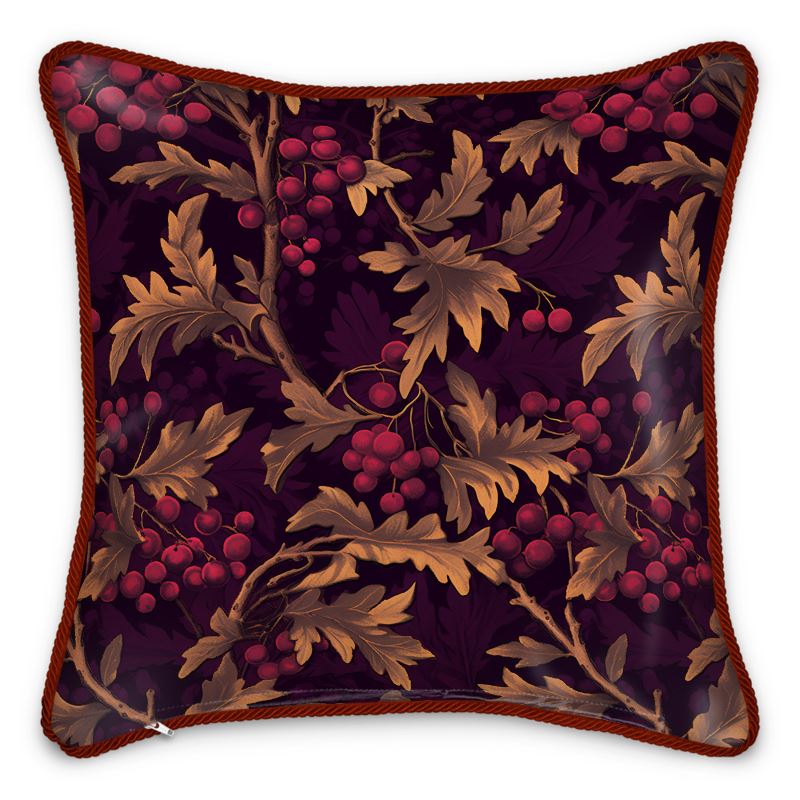 Autumn's Bounty Silk Cushions