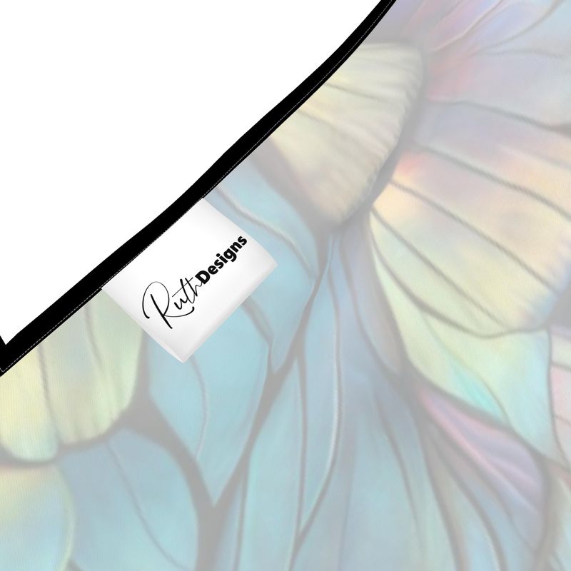 Prism Butterfly Wings Halterneck Backless Dress
