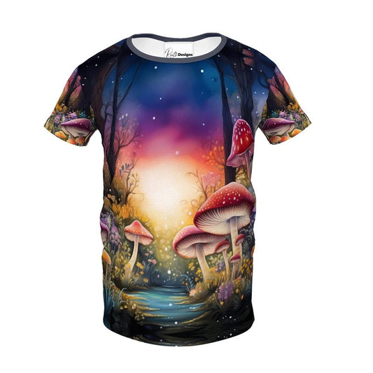 Enchanted Rainbow Forest Girls Premium T-Shirt