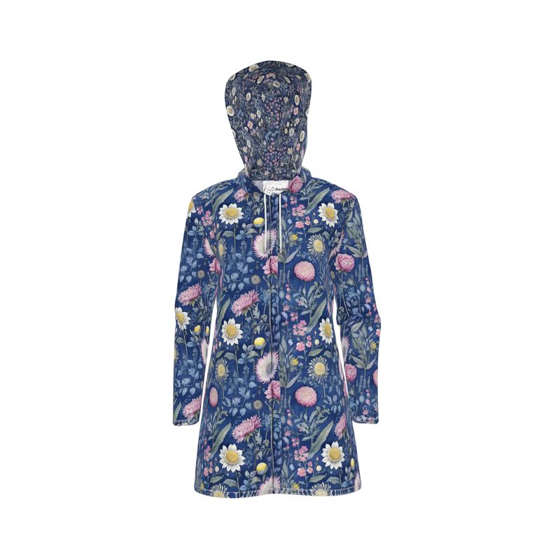 Dreamy Meadow Hooded Rain Mac