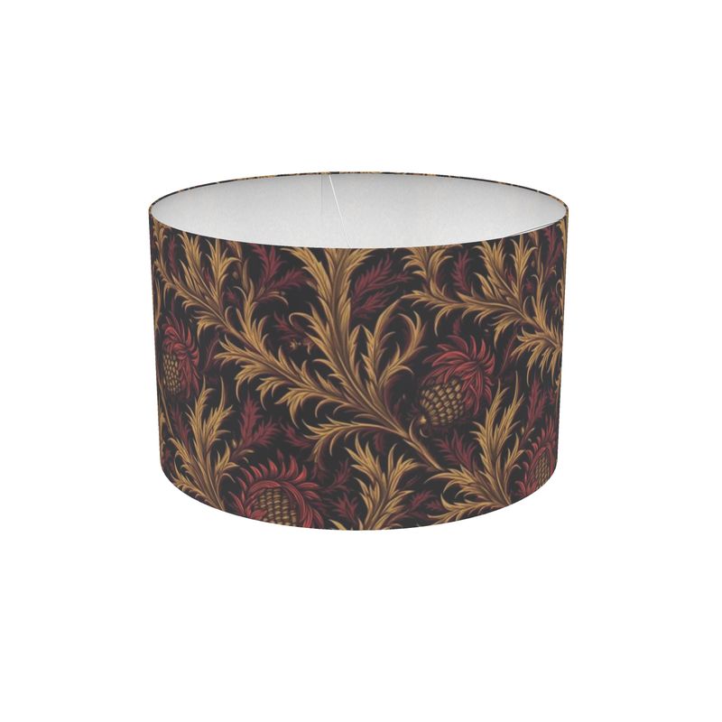 Thistle and Hive Drum Lamp Shade