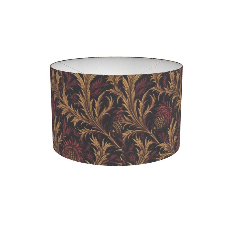 Thistle and Hive Drum Lamp Shade