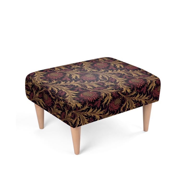 Thistle and Hive Footstool