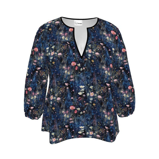 Serene Meadow Womens Blouse