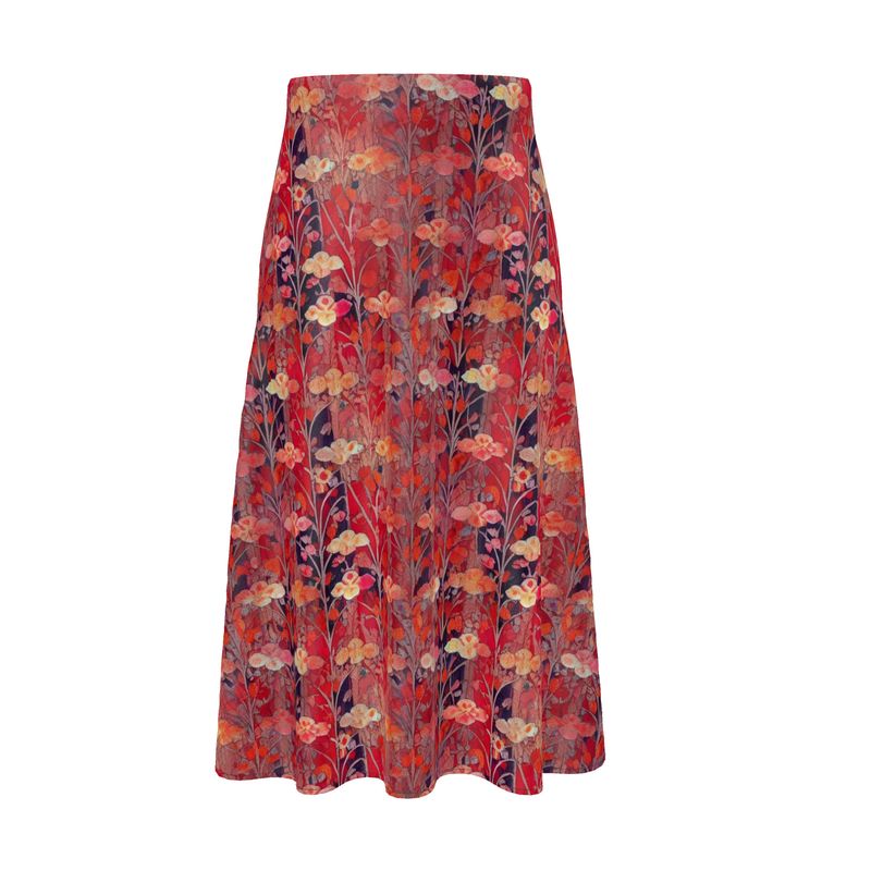 Cheerful Chaos Midi Skirt