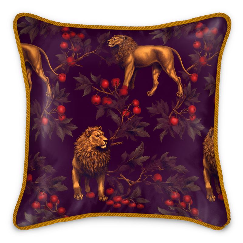 Lionheart Silk Cushions