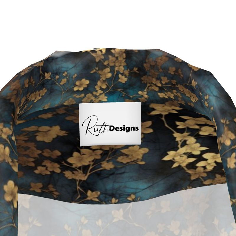 Lustrous Vines Womens Luxury Pyjama Shirt